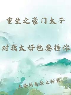 重生之豪门太子